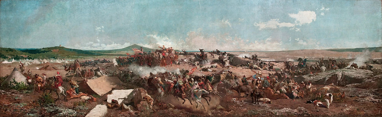 La battaglia di Tetau - Museu Nacional d'Art de Cataluny, Barcellona